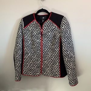 H&M | printed bomber jacket